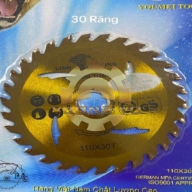 Lưỡi Cắt Gỗ 1 Chiều 110x30mm Răng Mạ Gold