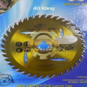 Lưỡi Cắt Gỗ 1 Chiều 110x40mm Răng Mạ Gold