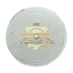 Bánh Vải Kaki Trắng-Bánh Vải Đánh Bóng Kim Loại 150mm