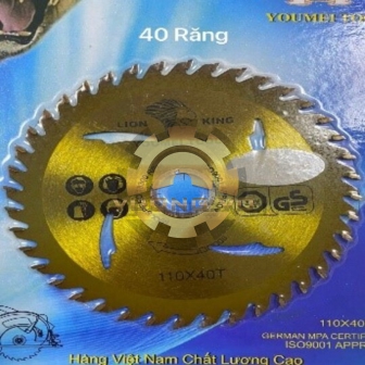 Lưỡi Cắt Gỗ 1 Chiều 110x40mm Răng Mạ Gold