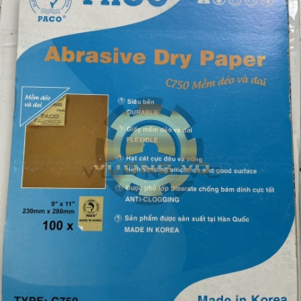 Giấy Nhám Tờ Hiệu PACO C750