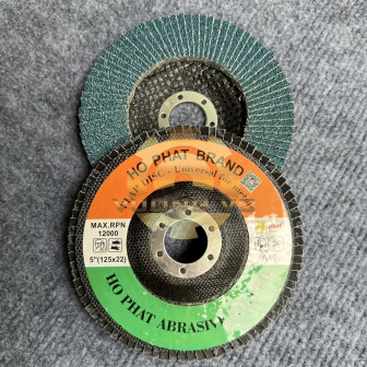 Nhám Xếp Xanh Hồ Phát 125mm