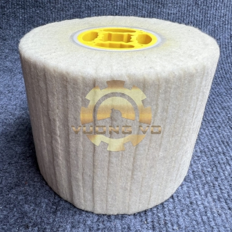 Trục Nỉ Đánh Bóng Trắng Lông Cừu ( Lõi Vàng) 