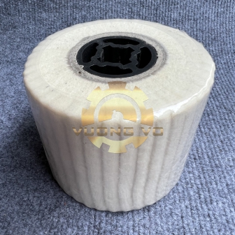 Trục Nỉ Đánh Bóng Trắng Lông Cừu ( Lõi Đen)