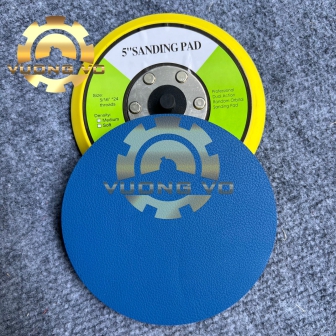 Đế Dán Nhám Tròn - Đế Gai Máy Mài Kích Thước 5" (125mm) Cốt M8