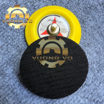 Đế Dán Nhám Tròn - Đế Gai Máy Mài Hơi Mini Kích Thước 3" (74mm) Cốt M8