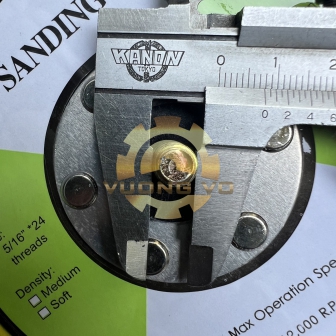 Đế Dán Nhám Tròn-Đế Gai Nhám Tròn-Đế Máy Hơi Kích Thước 5" (125mm) Cốt M8