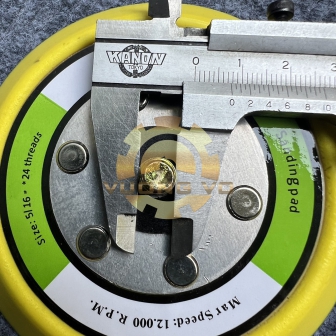 Đế Dán Nhám Tròn-Đế Gai Nhám Tròn-Đế Máy Hơi Kích Thước 4" (100mm) Cốt M8