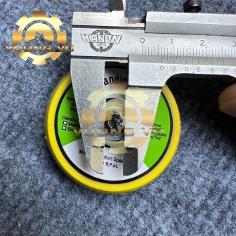 Đế Dán Nhám Tròn-Đế Gai Nhám Tròn-Đế Máy Hơi Kích Thước 2" (50mm) Cốt M6